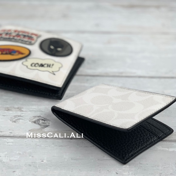 COACH | MARVEL Men’s 3-in-1 Wallet With Patches - Picture 12 of 16